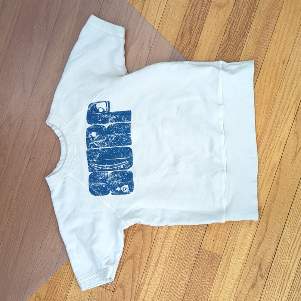 Free People We The Free Surf sweatshirt short sleeve top size small
